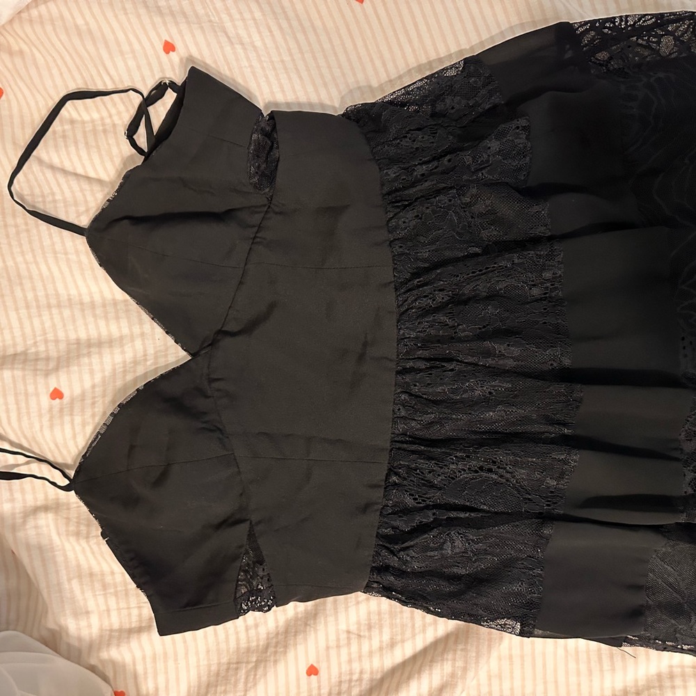 Marciano long black dress